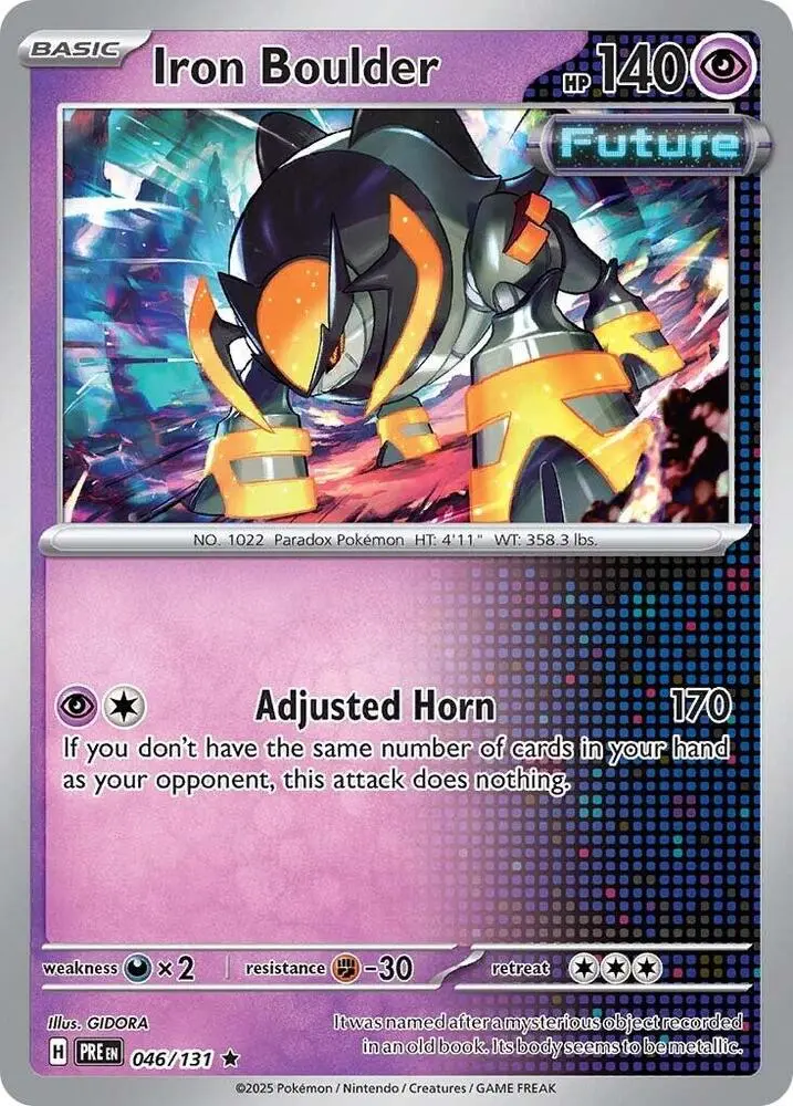 Iron Boulder, Prismatic Evolutions 046/131