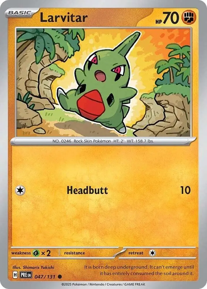 Larvitar, Prismatic Evolutions 047/131