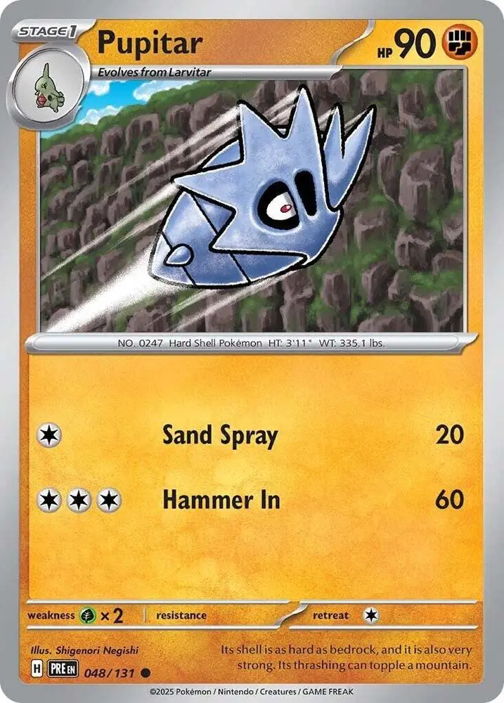 Pupitar, Prismatic Evolutions 048/131