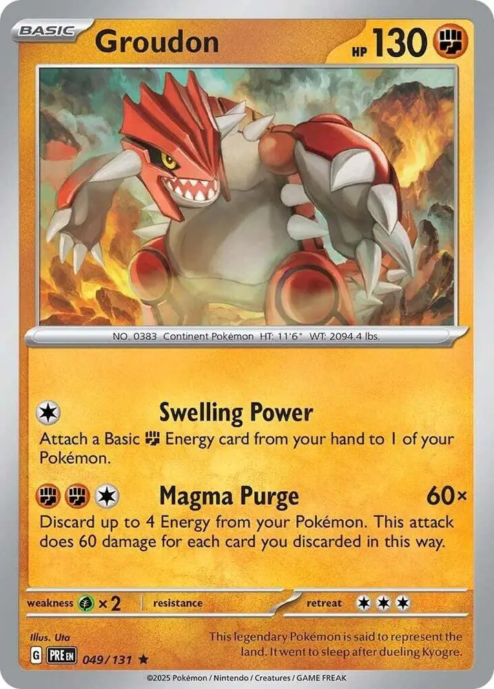 Groudon, Prismatic Evolutions 049/131