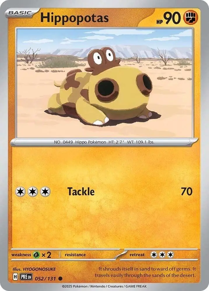 Hippopotas, Prismatic Evolutions 052/131