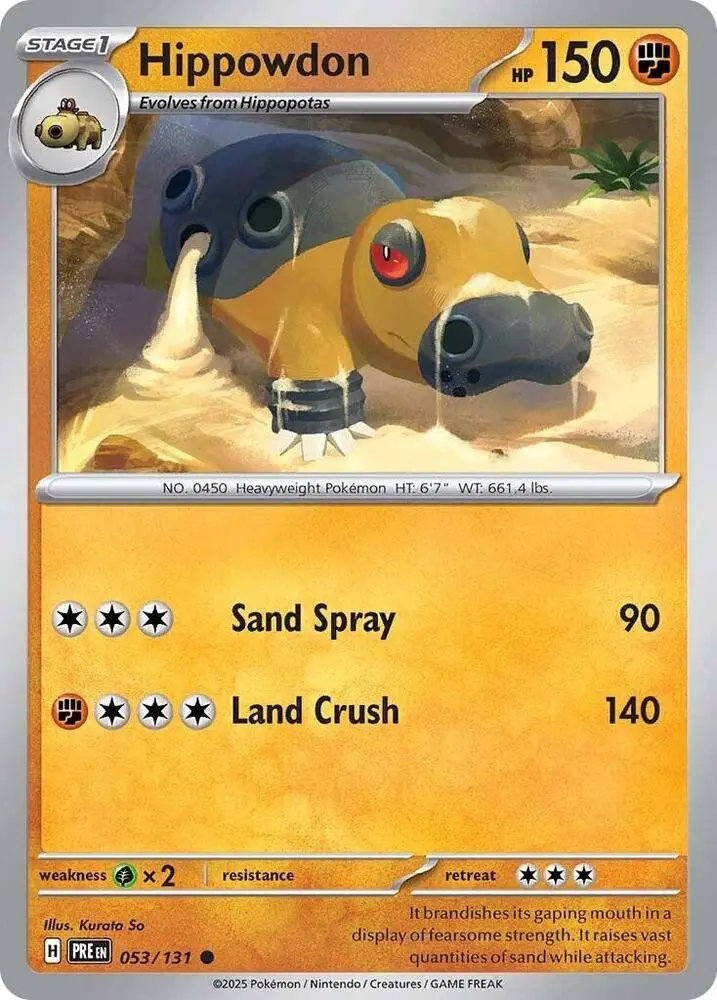 Hippowdon, Prismatic Evolutions 053/131