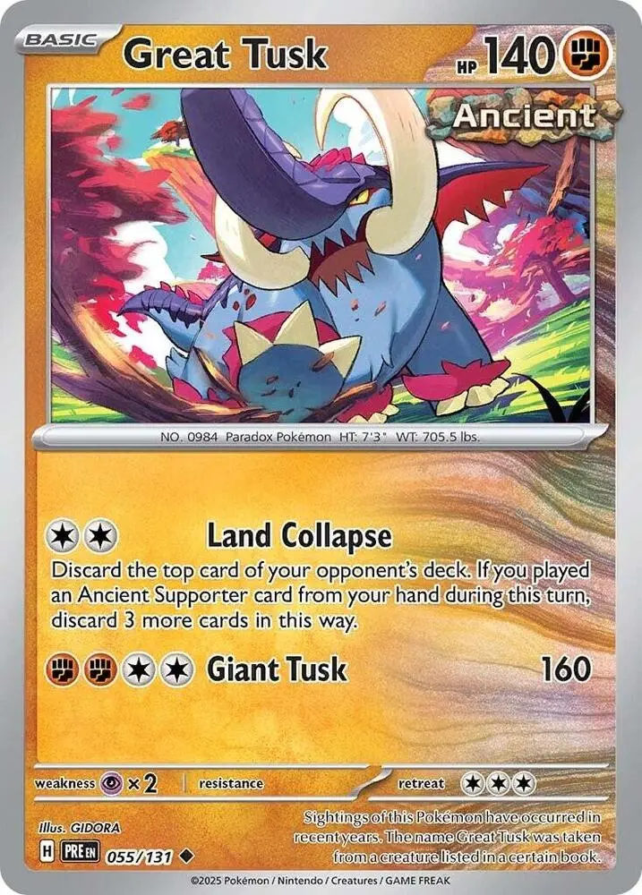 Great Tusk, Prismatic Evolutions 055/131