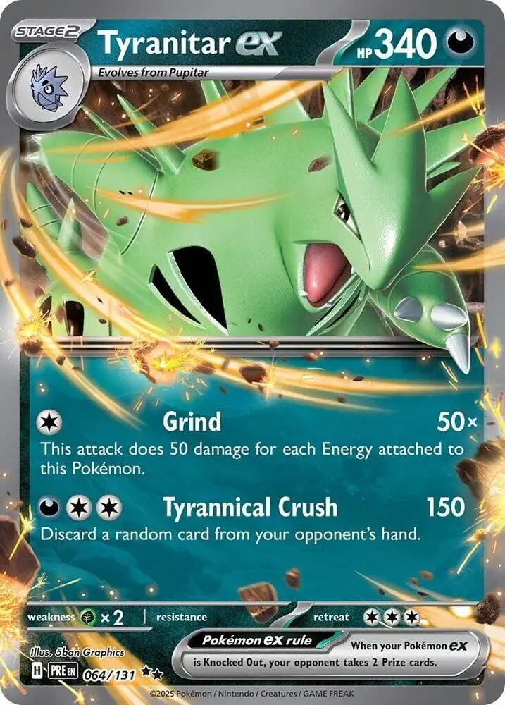 Tyranitar ex, Prismatic Evolutions 064/131