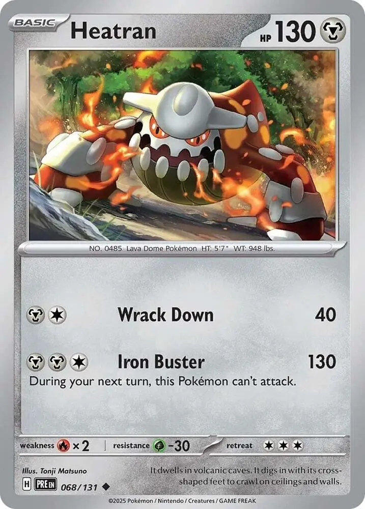 Heatran, Prismatic Evolutions 068/131