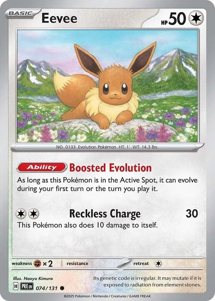 Eevee, Prismatic Evolutions 074/131
