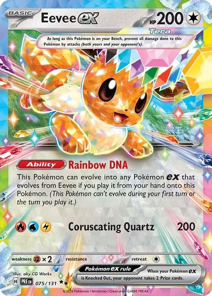 Eevee ex, Prismatic Evolutions 075/131