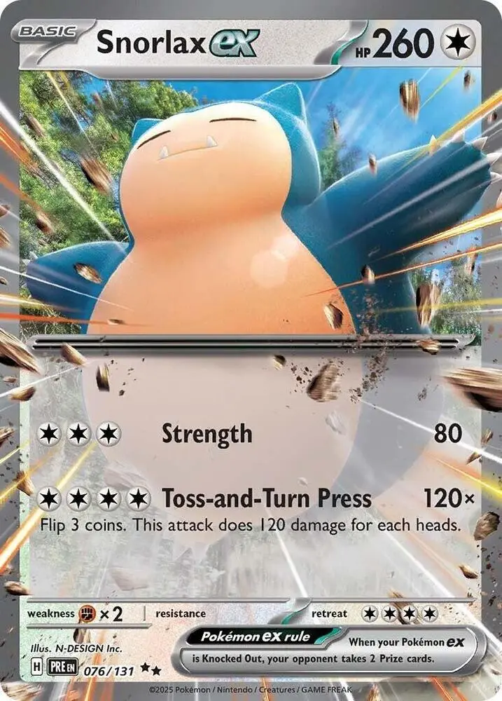 Snorlax ex, Prismatic Evolutions 076/131