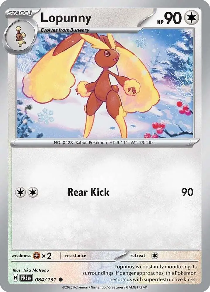 Lopunny, Prismatic Evolutions 084/131