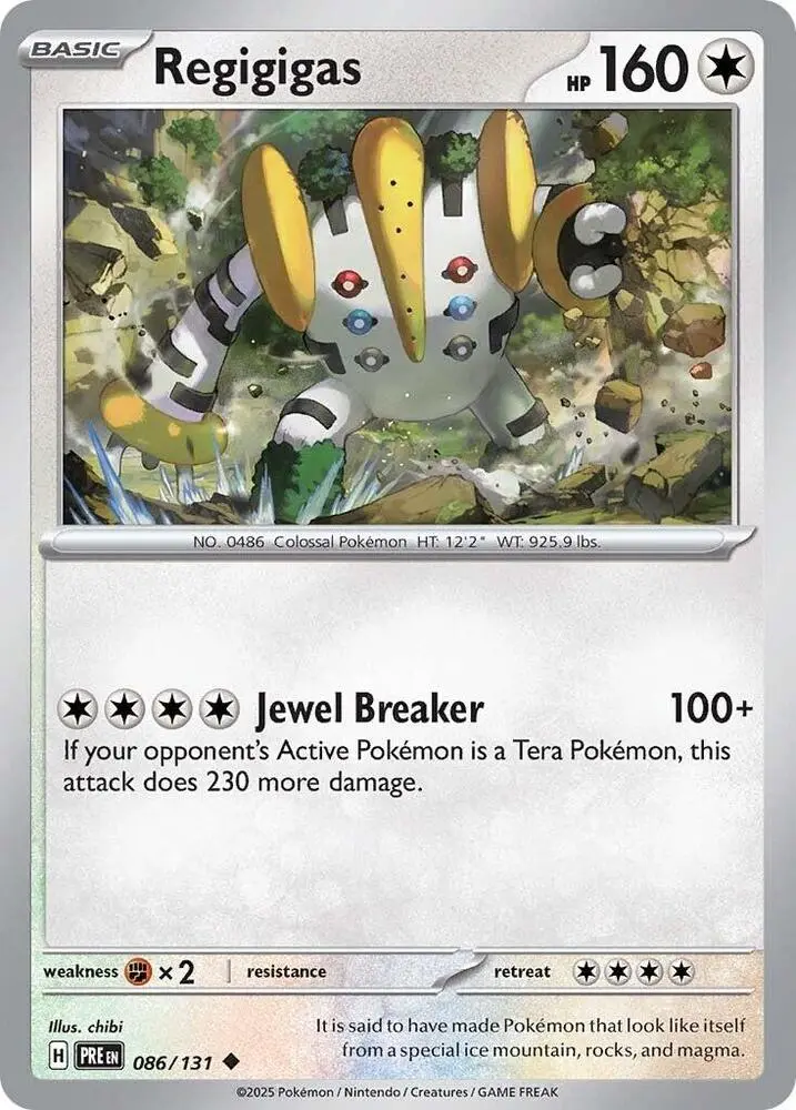 Regigigas, Prismatic Evolutions 086/131