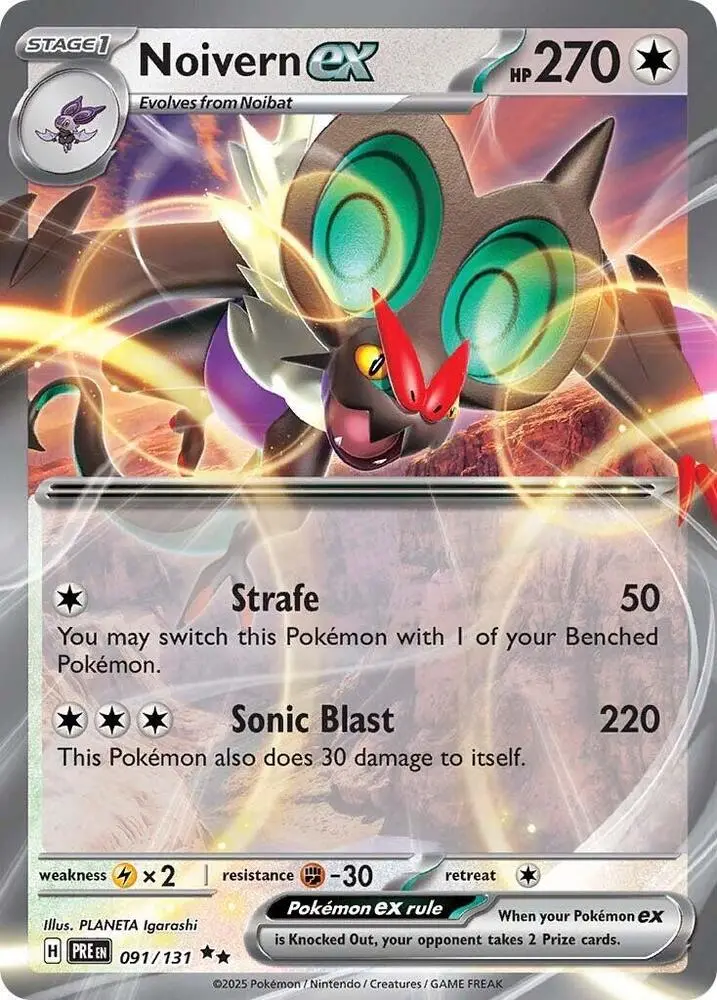 Noivern ex, Prismatic Evolutions 091/131