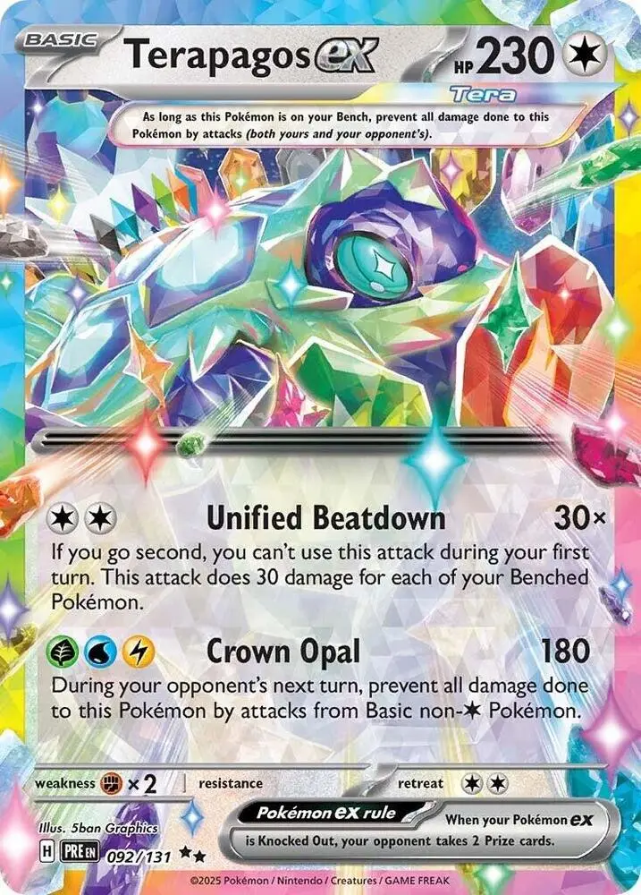 Terapagos ex, Prismatic Evolutions 092/131