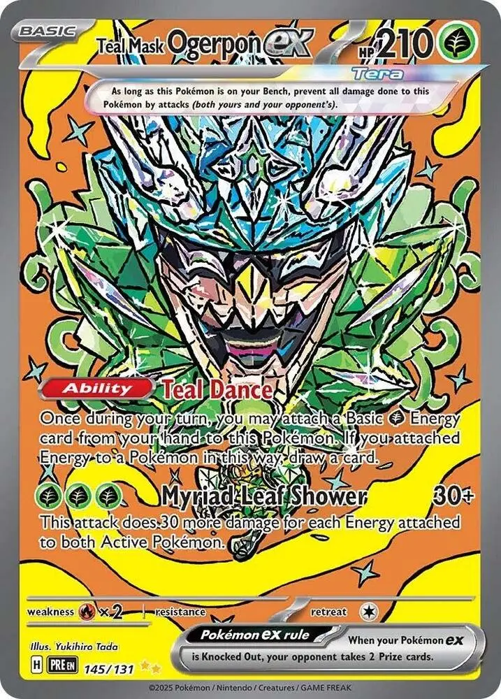 Teal Mask Ogerpon ex, Prismatic Evolutions 145/131