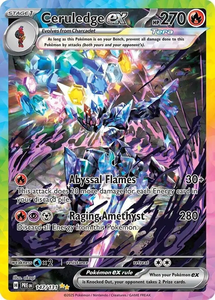 Ceruledge ex, Prismatic Evolutions 147/131