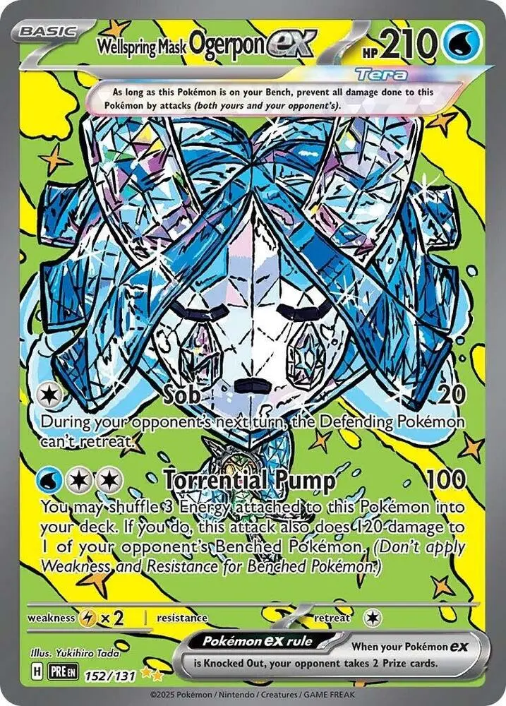 Wellspring Mask Ogerpon ex, Prismatic Evolutions 152/131
