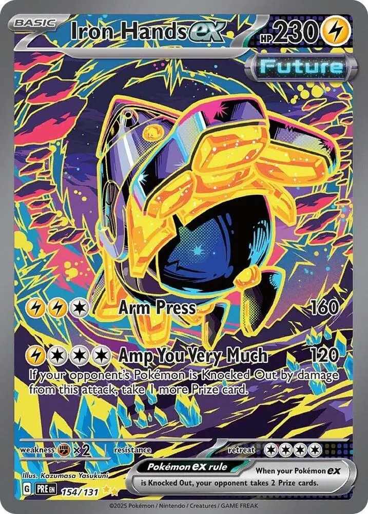 Iron Hands ex, Prismatic Evolutions 154/131