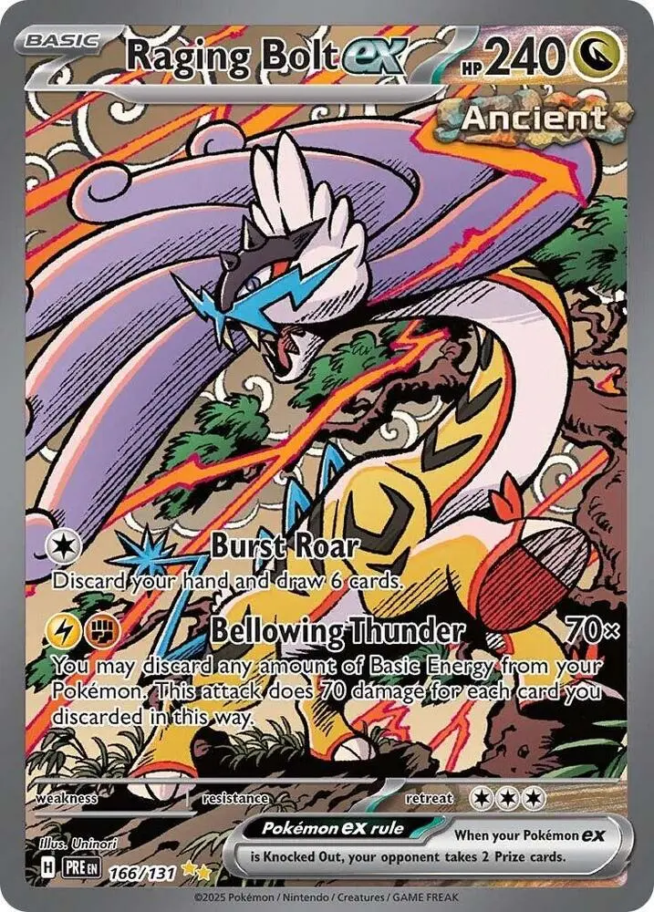 Raging Bolt ex, Prismatic Evolutions 166/131