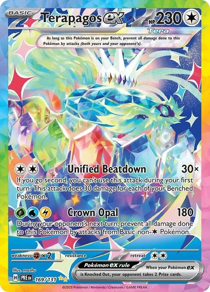 Terapagos ex, Prismatic Evolutions 169/131