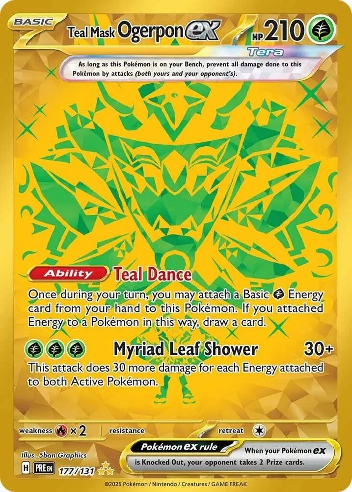 Teal Mask Ogerpon ex, Prismatic Evolutions 177/131