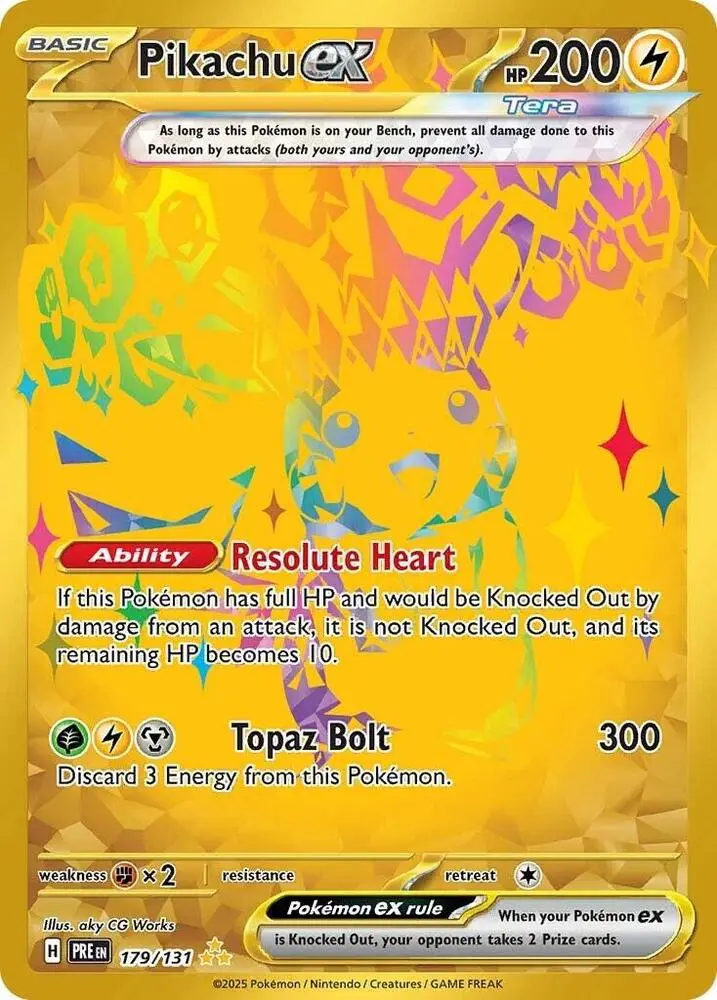 Pikachu ex, Prismatic Evolutions 179/131