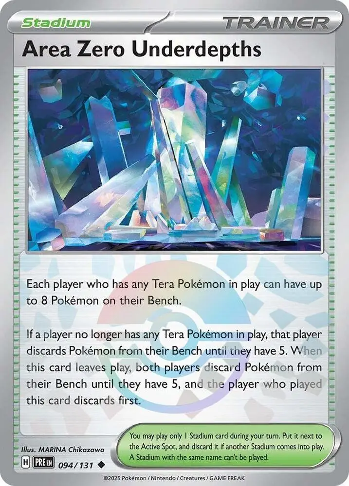 Area Zero Underdepths (Poke Ball Pattern), Prismatic Evolutions 094/131