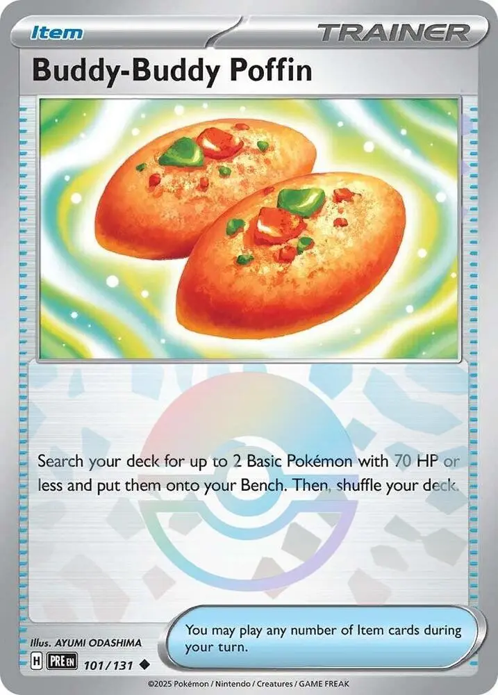 Buddy-Buddy Poffin (Poke Ball Pattern), Prismatic Evolutions 101/131