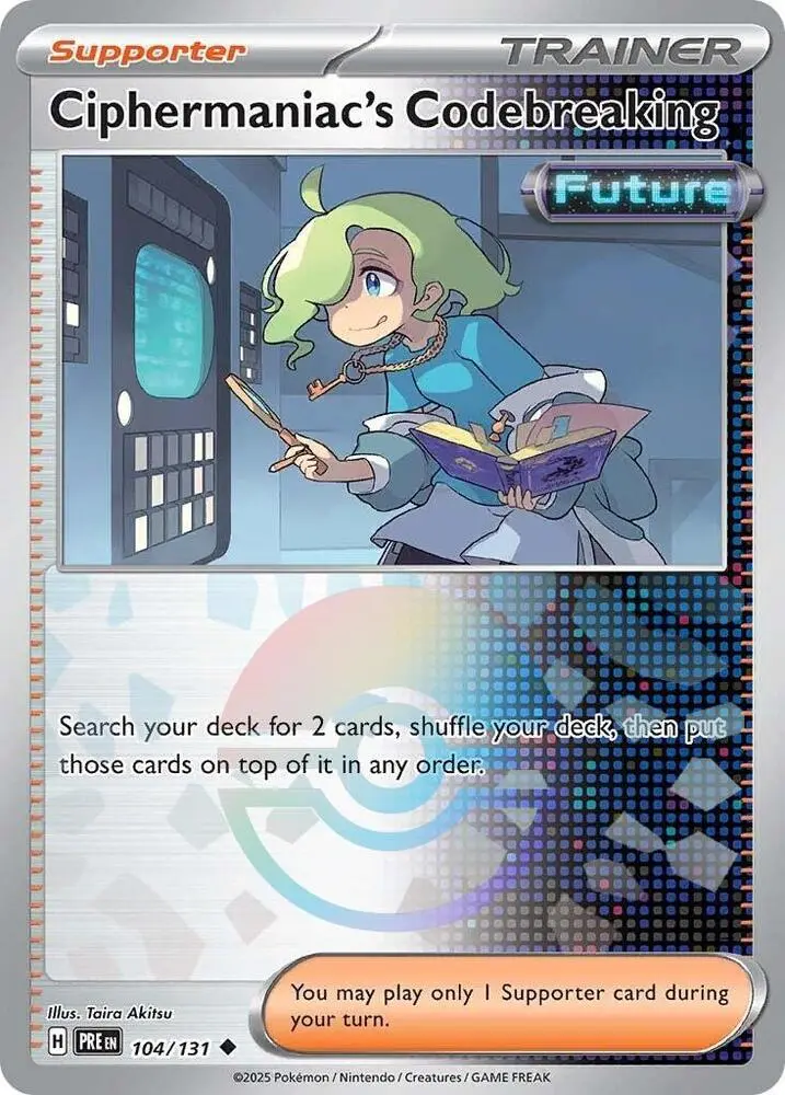 Ciphermaniac's Codebreaking (Poke Ball Pattern), Prismatic Evolutions 104/131