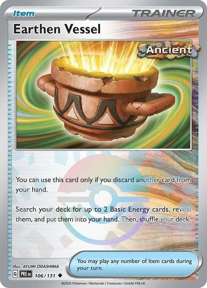 Earthen Vessel (Poke Ball Pattern), Prismatic Evolutions 106/131