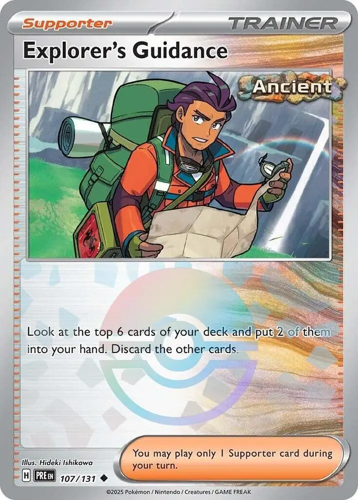Explorer's Guidance (Poke Ball Pattern), Prismatic Evolutions 107/131