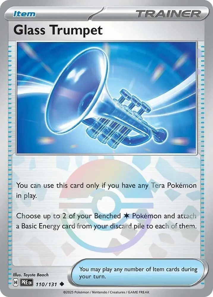 Glass Trumpet (Poke Ball Pattern), Prismatic Evolutions 110/131