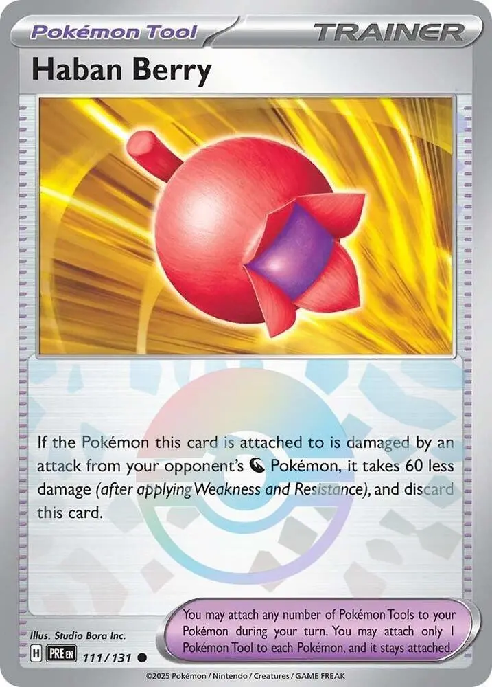 Haban Berry (Poke Ball Pattern), Prismatic Evolutions 111/131
