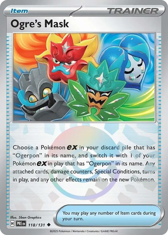 Ogre's Mask (Poke Ball Pattern), Prismatic Evolutions 118/131