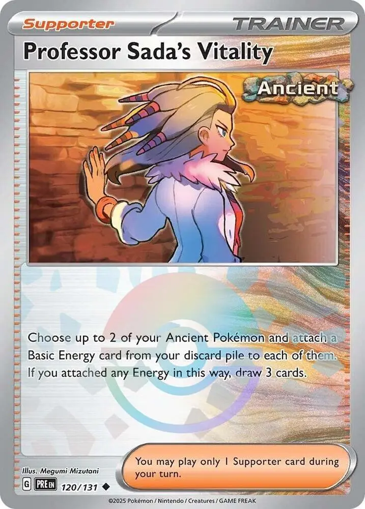 Professor Sada's Vitality (Poke Ball Pattern), Prismatic Evolutions 120/131
