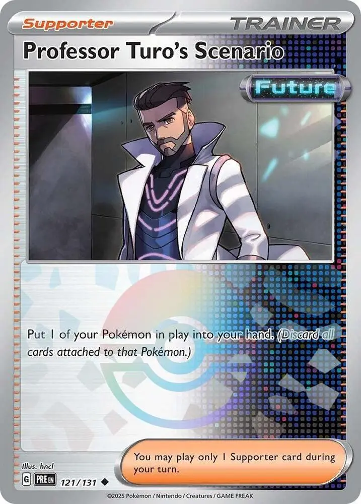 Professor Turo's Scenario (Poke Ball Pattern), Prismatic Evolutions 121/131