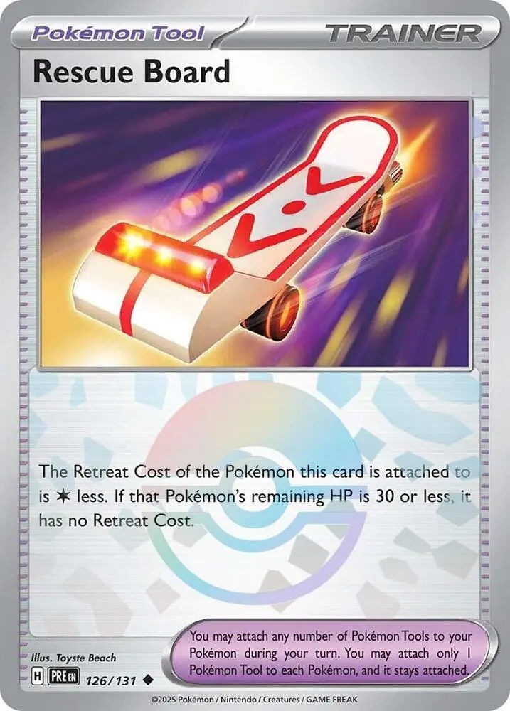 Rescue Board (Poke Ball Pattern), Prismatic Evolutions 126/131