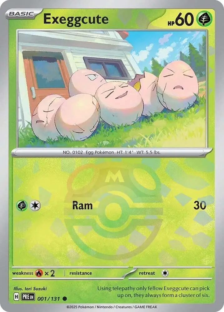 Exeggcute (Poke Ball Pattern), Prismatic Evolutions 001/131