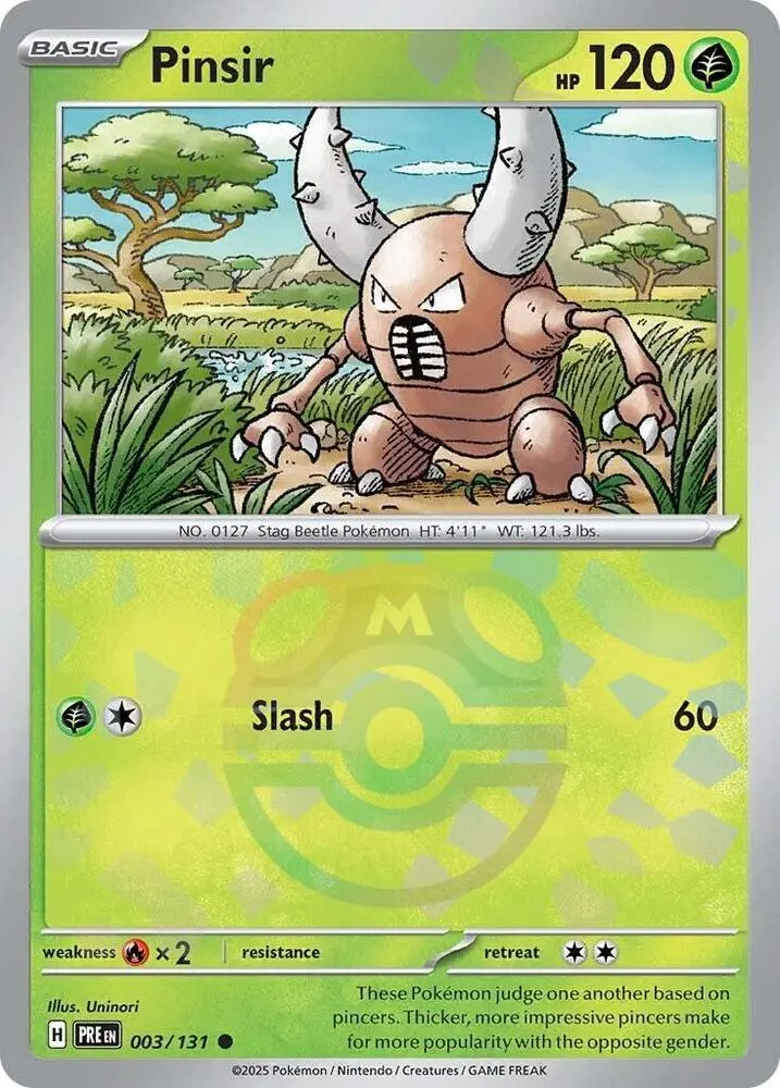 Pinsir (Poke Ball Pattern), Prismatic Evolutions 003/131
