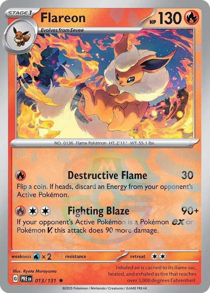 Flareon (Poke Ball Pattern), Prismatic Evolutions 013/131