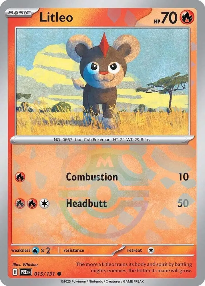 Litleo (Poke Ball Pattern), Prismatic Evolutions 015/131