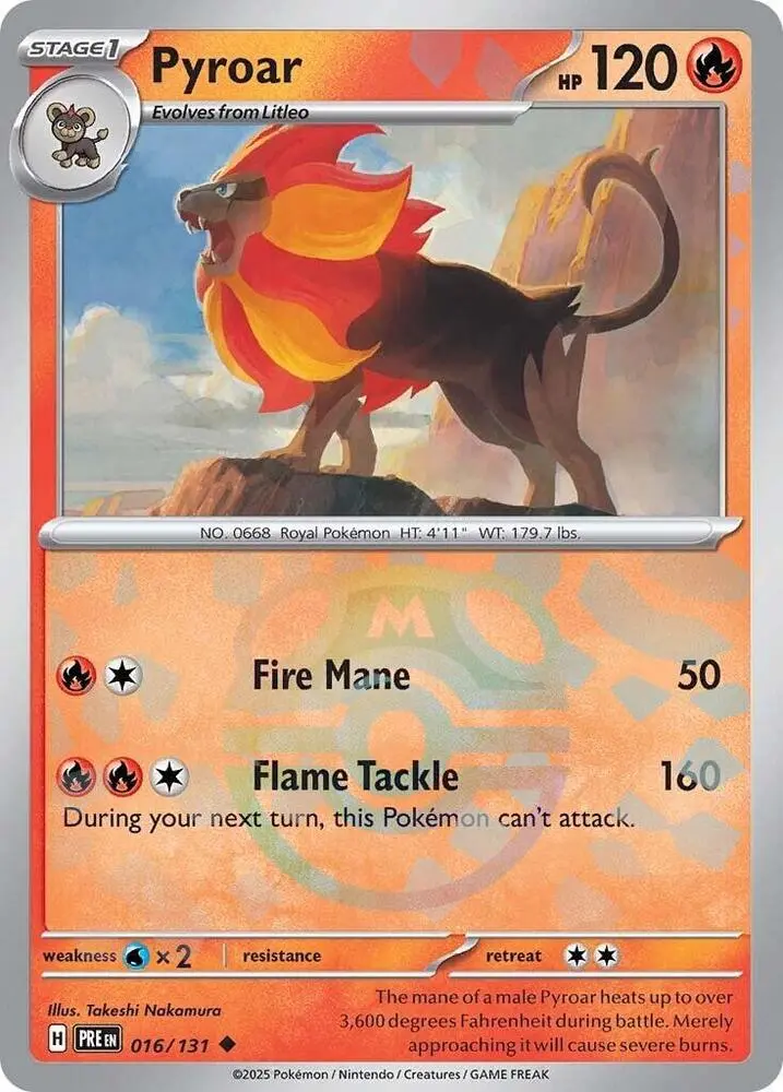 Pyroar (Poke Ball Pattern), Prismatic Evolutions 016/131
