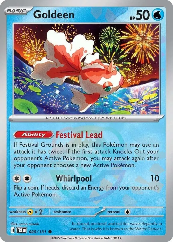 Goldeen (Poke Ball Pattern), Prismatic Evolutions 020/131