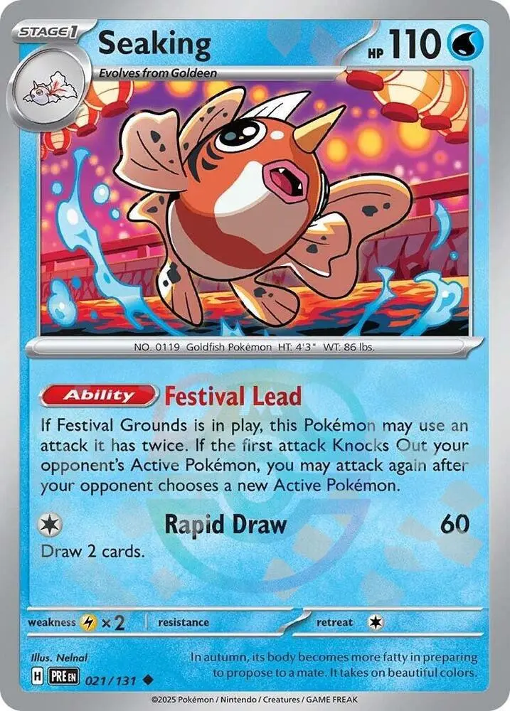 Seaking (Poke Ball Pattern), Prismatic Evolutions 021/131
