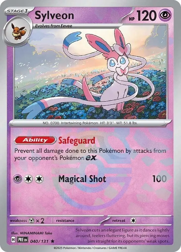 Sylveon (Poke Ball Pattern), Prismatic Evolutions 040/131