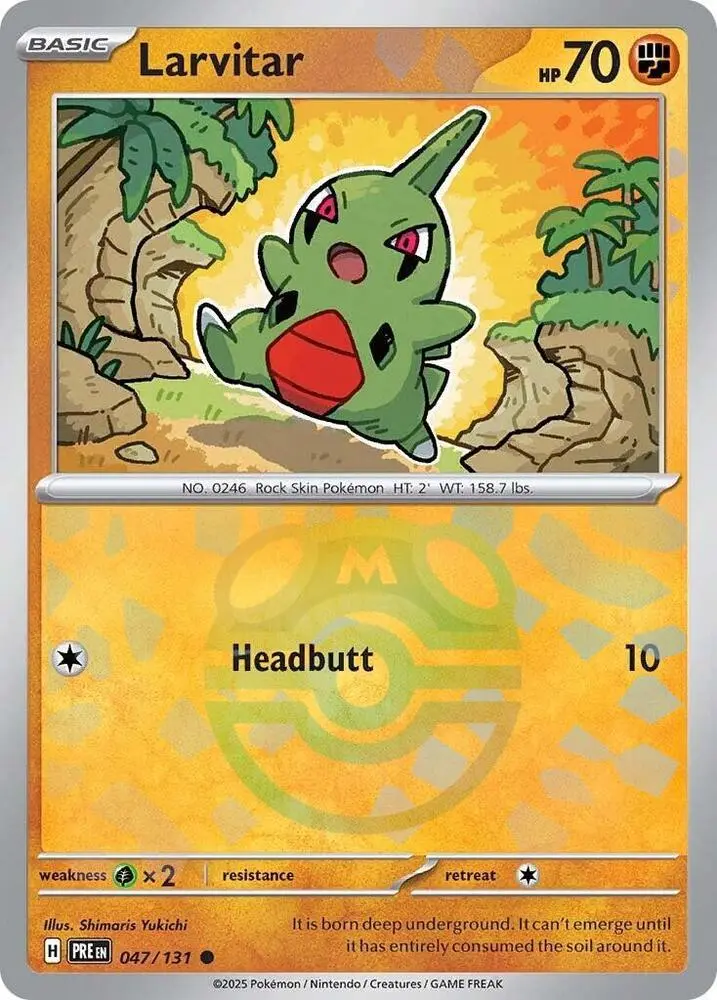 Larvitar (Poke Ball Pattern), Prismatic Evolutions 047/131