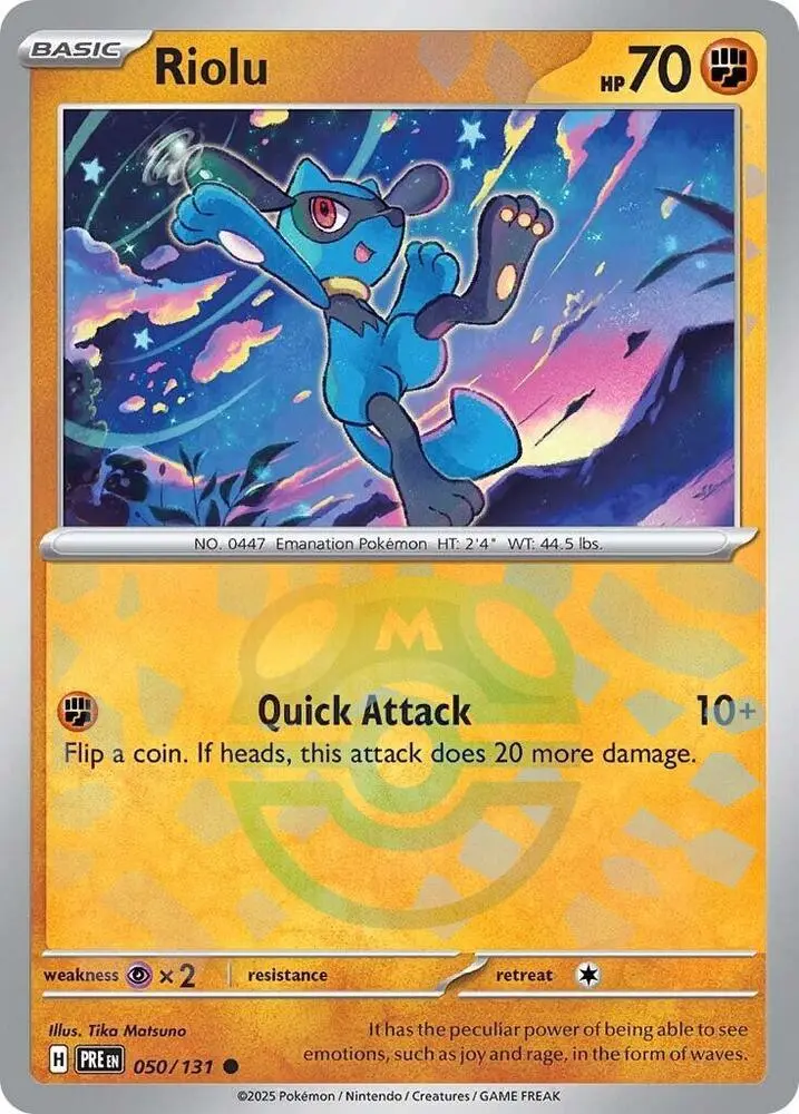 Riolu (Poke Ball Pattern), Prismatic Evolutions 050/131