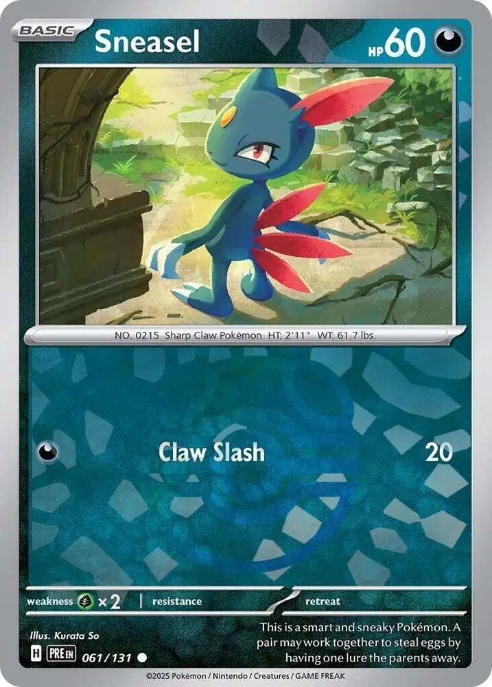 Sneasel (Poke Ball Pattern), Prismatic Evolutions 061/131