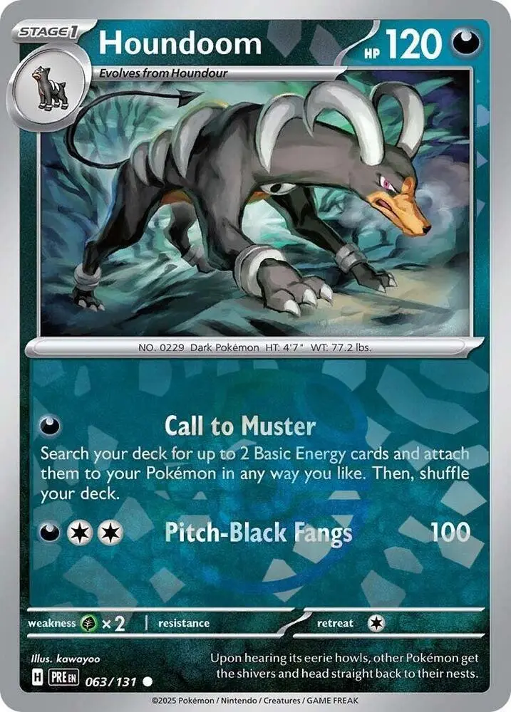 Houndoom (Poke Ball Pattern), Prismatic Evolutions 063/131