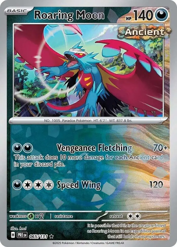Roaring Moon (Poke Ball Pattern), Prismatic Evolutions 065/131