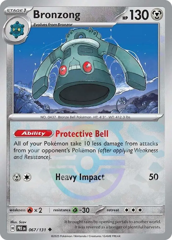 Bronzong (Poke Ball Pattern), Prismatic Evolutions 067/131