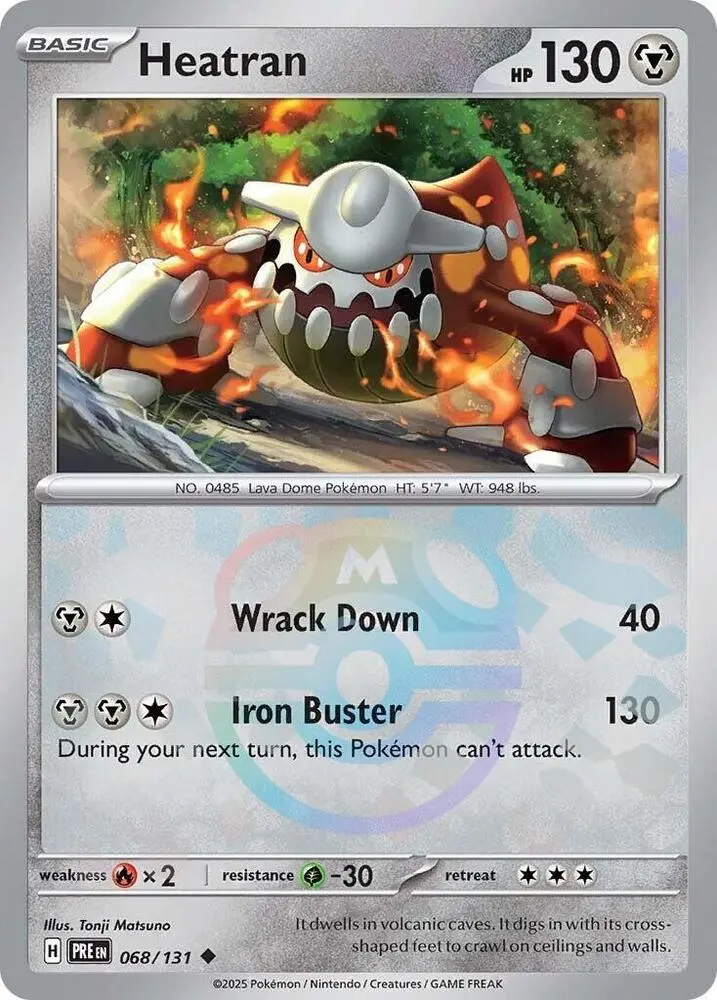 Heatran (Poke Ball Pattern), Prismatic Evolutions 068/131